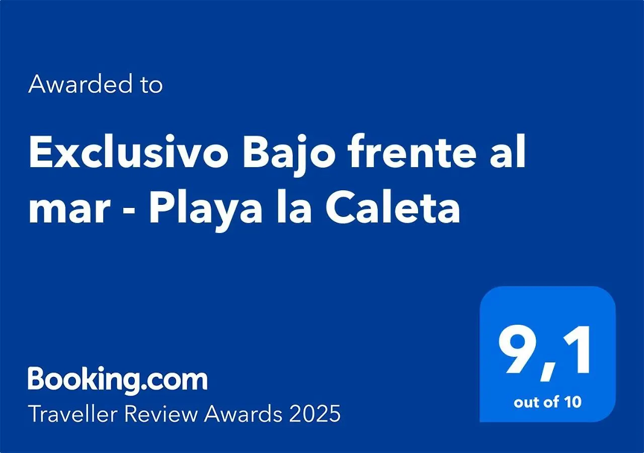 Exclusivo Bajo Frente Al Mar - Playa La Caleta Apartment Malaga